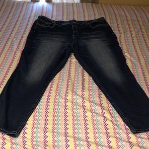 Cato Woman Classic Size 26W dark wash stretch jean